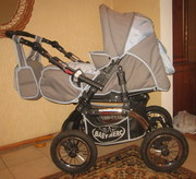Детская коляска Baby Merc 5 (Польша) джип-трансформер для мальчика