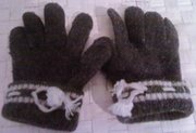 теплые перчатки на 3-4 года