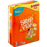 Купить подгузники (памперсы) Pampers Sleep&Play