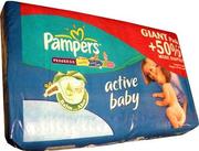 Купить подгузники (памперсы) Pampers Active Baby
