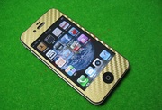 Пленка карбон (carbon) для Apple iPhone 4