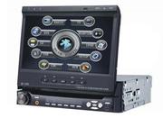 а/магнитола Pioneer 1370 7дюймов (18см) выдвижной экран (800x480),  DVD