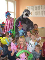 Детский праздник,  ростовые куклы клоуны в Минске,  шоу мыльных пузырей