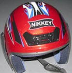 Шлем защитный Nikkey 202 (мотошлем для скутера,  мотоцикла, квадрацикла)