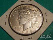 Серебряная монета номиналом 1 доллар 1923 года