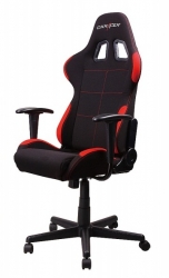 Кресло офисное DXRACER F02NR (Цвет: черный с красными вставками)