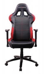 Кресло офисное DXRACER F03NR (Цвет: черный с красными вставками)