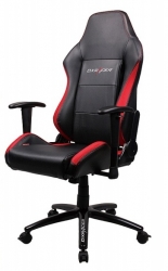 Кресло офисное DXRACER D08NR (Цвет: черный с красными вставками)