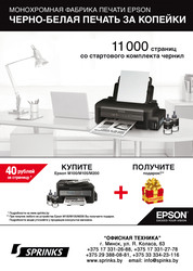 Акция! Купите Epson М100/М105/М200