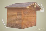 Торговый деревянный павильон «мод. ПДТ -112»   