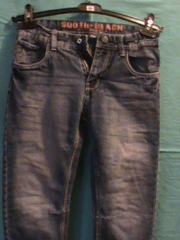 джинсы подростковые на мальчика р.152,  торг