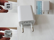 Сетевое USB зарядное устройство на два гаджета