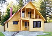 Cтроительство деревянного эко. дома по доступной цене