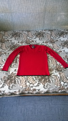 Мужской красный свитер (Турция)