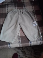 Штроксовые штаны для мальчика (44 см длина)