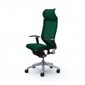 Эргономичные Кресла OKAMURA CP Polished Frame Chair Dark Green Япония