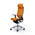 Эргономичные Кресла OKAMURA CP Polished Frame Chair Orange Япония
