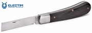 Нож электрика монтерский малый складной с прямым лезвием НМ-04 (КВТ)