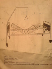 Кровать больничная( для инвалидов ) КБ.15 б/у 1 неделя 